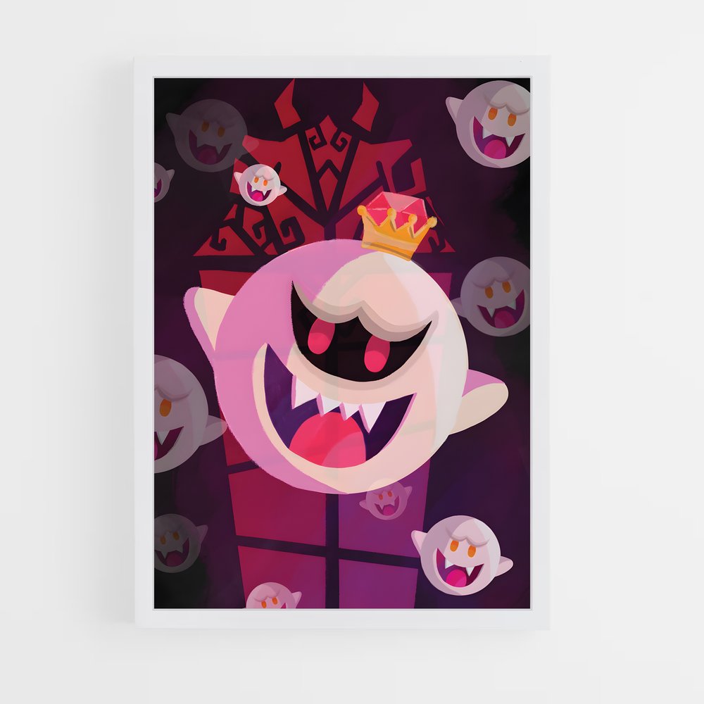 Poster Roi Boo – affiche Mario (vue 3)